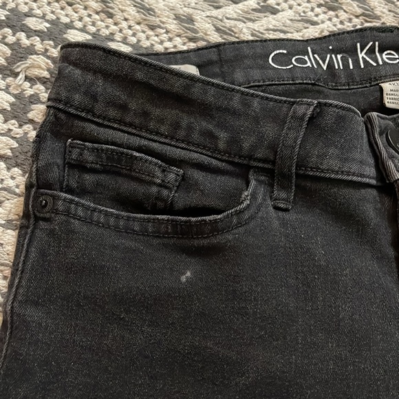 CALVIN KLEIN JEANS 4x32 Straight Skinny Ripped Washed Effect - Picture 11 of 11